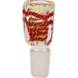 Bonghovede  Glas Rød 18,8 mm