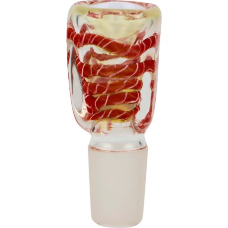 Bonghovede  Glas Rød 18,8 mm