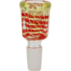 Bonghovede  Glas Rød 14,5 mm