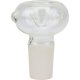 Bong-hoved  Glas 18,8 mm transparent