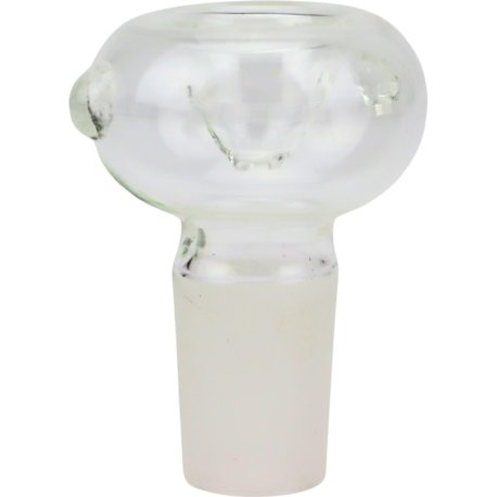Bong-hoved  Glas 18,8 mm transparent