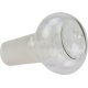 Bong-hoved  Glas 18,8 mm transparent