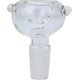 Bong-hoved  Glas 18,8 mm transparent