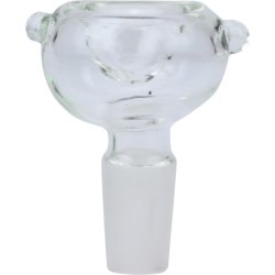 Bong-hoved  Glas 18,8 mm transparent
