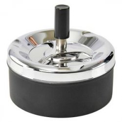 Ashtray Askebæger Fuld Krom 9 Cm