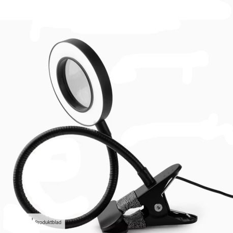 Bordlampe Med Forstørrelsesglas