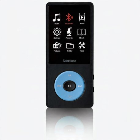 Lenco Xemio-860BK MP3/MP4 Afspiller  Blå