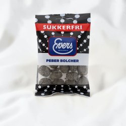 Evers Peberbolcher 70 gr Sukkerfri
