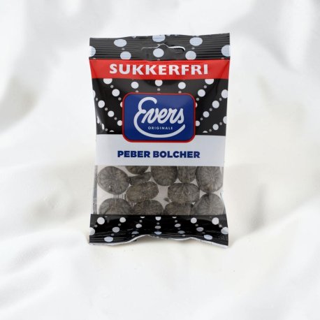 Evers Peberbolcher 70 gr Sukkerfri