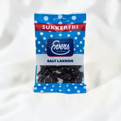 Evers Salt Lakrids 60 gr Sukkerfri