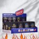 Prof   Stormlighter   "Skull With Moustache" Blå Flamme