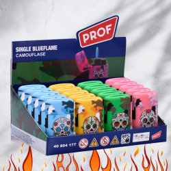 Prof   Stormlighter   "Dødningehoved " Blå Flamme