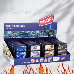 Prof   Stormlighter   "Military" Blå Flamme
