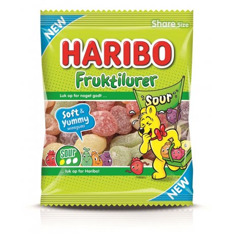 Haribo  Fruktilurer Sour 120 gr