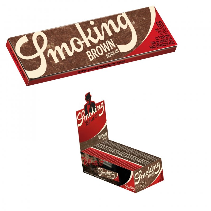 Smoking Papers Brun 70 mm Kiosken Rødbyhavn