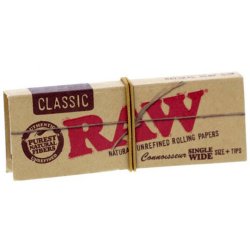 RAW Connoisseur Classic Papers Wide Jeans