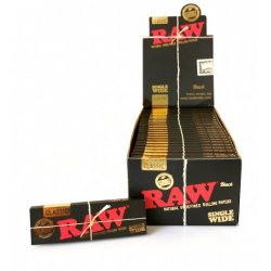 RAW Sorte Papirer  Rå  Enkelt Bred 68 mm