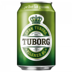 Tuborg Grøn 33 cl (dåse)