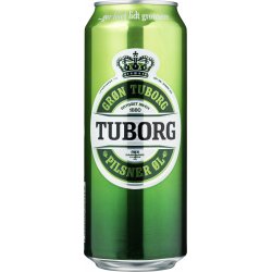 Tuborg Grøn Pilsner 50 cl. (dåse)