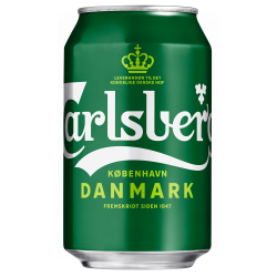 Carlsberg Pils  33 cl  (dåse)