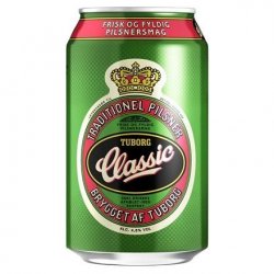 Tuborg Classic  33 cl  (dåse)