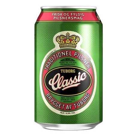 Tuborg Classic  33 cl  (dåse)