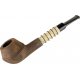 Pipe Frat.Croci "Futura I" Rusten Lige Spiralring Akryl