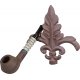 Pipe Frat.Croci "Futura I" Rusten Lige Spiralring Akryl