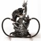 Hookah Dragon Silver - 37cm