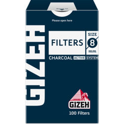 GIZEH-filtre - Carbon Regular 8 mm