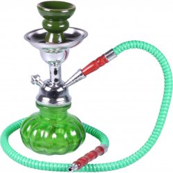 Shisha Vandpibe "SINAI" Grøn 25 cm