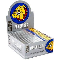 Bulldog Papers - Sølv - King Size Slim
