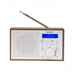 DAB+ radio (alarmFM) Mørkegrå - Denver DAB-46