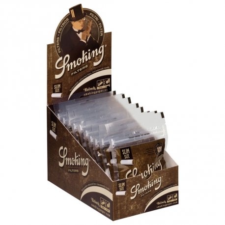 Smoking Filter Slim Brown 120 stk