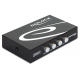Delock USB Switch - Manuel Styring - 4 vejs