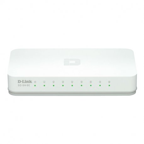 D-Link - 8 Ports Easy Desktop Switch - 10/100 Mbps