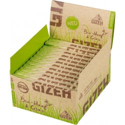 GIZEH Hamp + Gras King Size Slank + Filterspidser