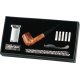 JEAN CLAUDE "Premium Set" Lige Brun  Akrylpibe