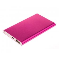 GreyLime Power Slim, 4000 mAh powerbank, Magenta