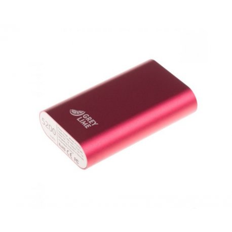 GreyLime Power Tough, 5200 mAh powerbank, Magenta