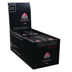GIZEH  Black Filter Tips  Regular