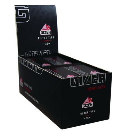 GIZEH  Black Filter Tips  Regular