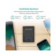 RAVPower Element 10000 mAh powerbank, 2 x USB-A output, Sort