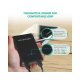 RAVPower Element 10000 mAh powerbank, 2 x USB-A output, Sort