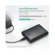 RAVPower Element 10000 mAh powerbank, 2 x USB-A output, Sort