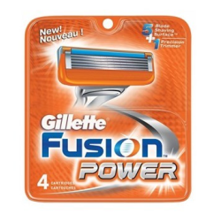 Gillette Fusion Power Barberblade - 4 Stk