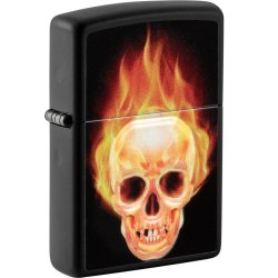 Org.ZIPPO Sort 3D-print "Flaming Skull"