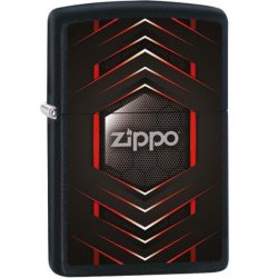 Org.ZIPPO Sort Farve "Metal Design"