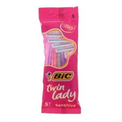 BiC Twin Lady Barberskraber - 5 stk