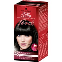 Schwarzkopf Poly Color - Permanent Cream Colour  "Natural Black 45"